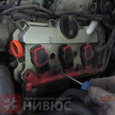 Демонтаж проводки катушек зажигания