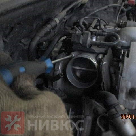  Демонтаж дроссельной заслонки